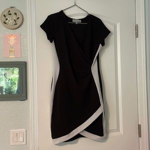 Black and White Cocktail Dress